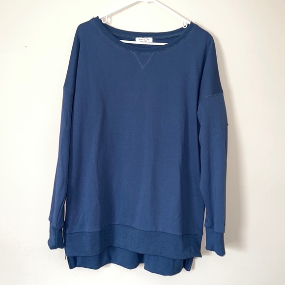 Aiden & Oak Joelle Size Zip Sweatshirt Large - Picture 6 of 8